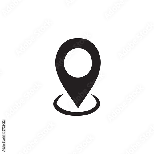 Free Download pin location icon vector design template - GFXLoad
