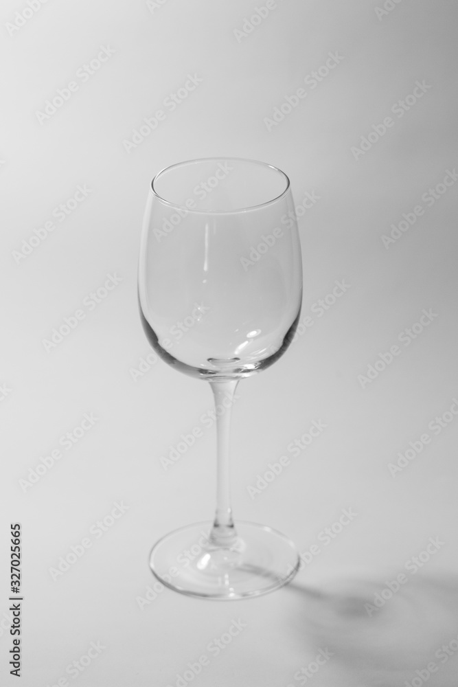 wine glass on a white background wine glass on a white background