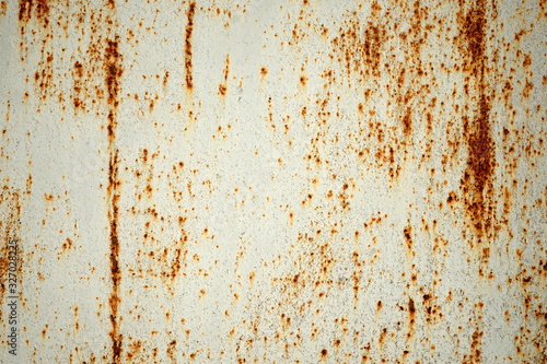 Background texture old rust on painted metal surface