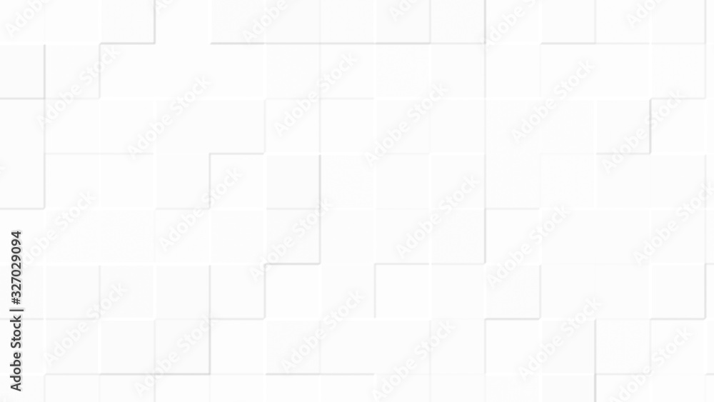 Obraz premium White cement and plaster square wall texture background. modern interior design.