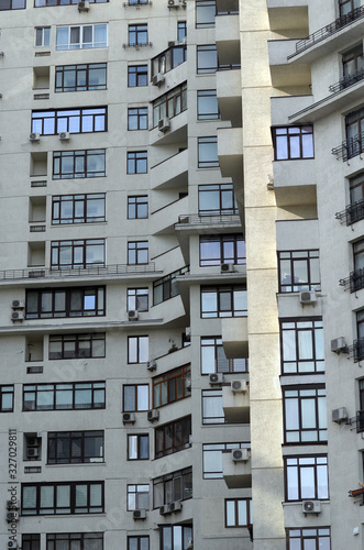 Modern residential area in Kiev. Exterior. Kiev , Ukraine