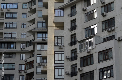 Modern residential area in Kiev. Exterior. Kiev , Ukraine
