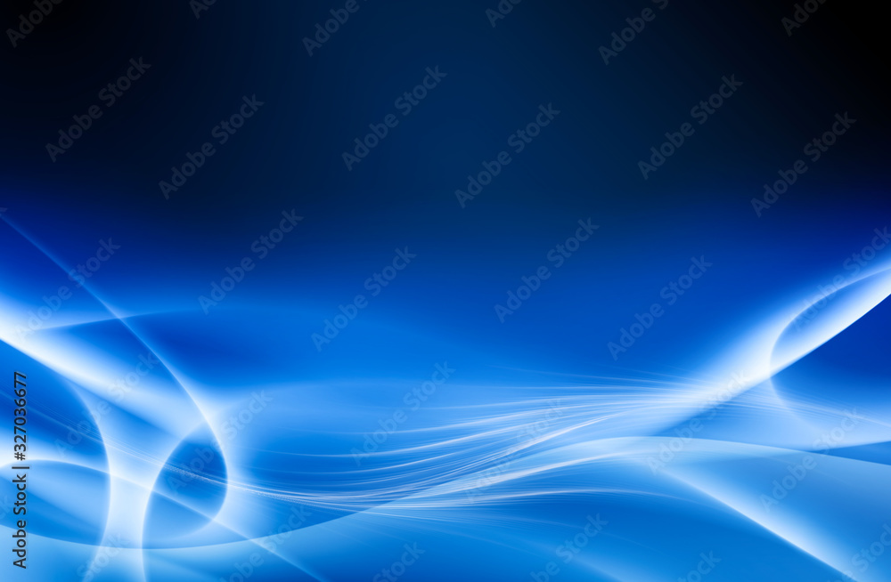 Abstract blue background, wave, veil texture - computer generated Abstract blue background, wave, veil texture - computer generated