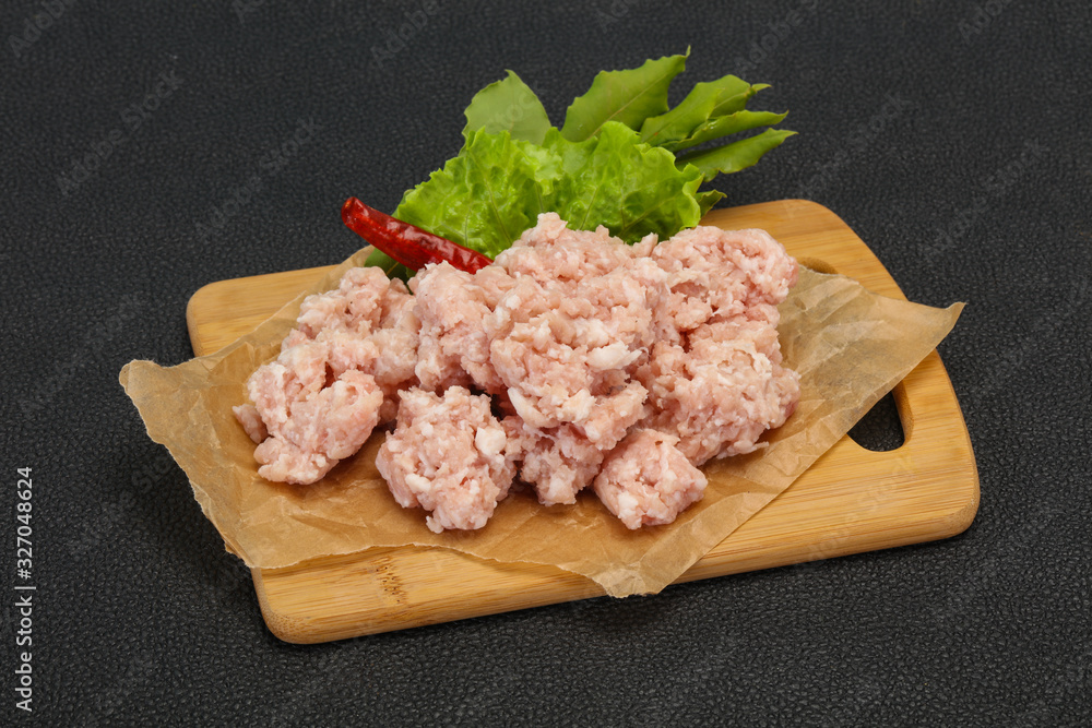 Homemade pork minced meat for cooking Homemade pork minced meat for cooking