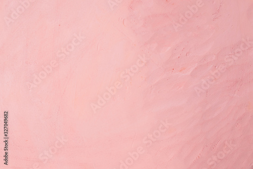 Pink background, wall cement texture. Strokes of concrete . © Марина Шавловская