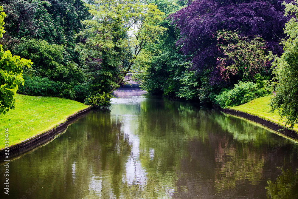 lake in the park Belgia