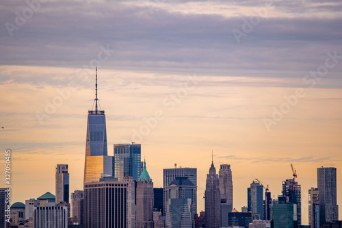 Amazing aerial panoramic view of Manhattan © dima