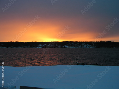 Winter sunset brilliance © marcia