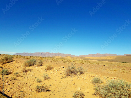 outskirts of the oasis of Figuig in morocco  photo