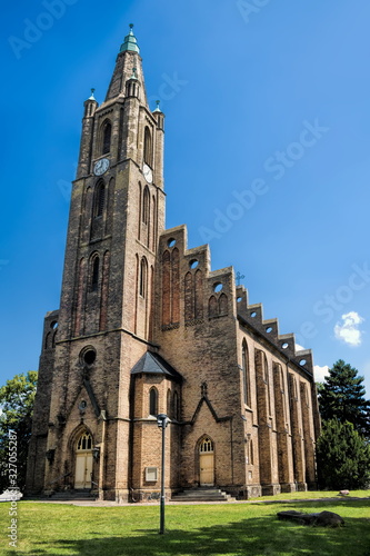 fehrbellin, deutschland - historische stadtkirche