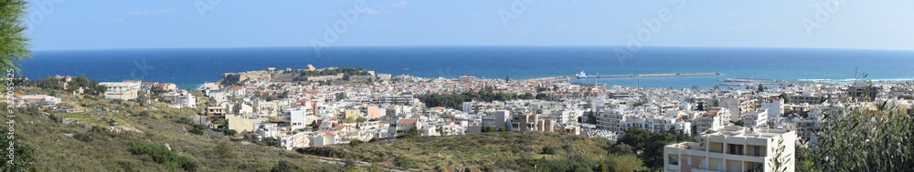 Panorama von Rethymnon auf Kreta
