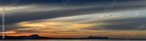 Panorama Abend bei Rethymnon  Kreta