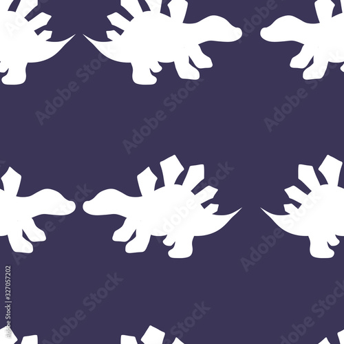 dinosaur texture on a violet background. Pattern, print