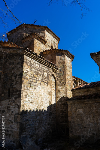 Famous georgian landmark Dzveli or Old Shuamta photo