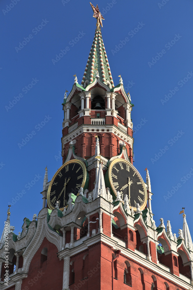 Moscow Kremlin on Red Square in Moscow