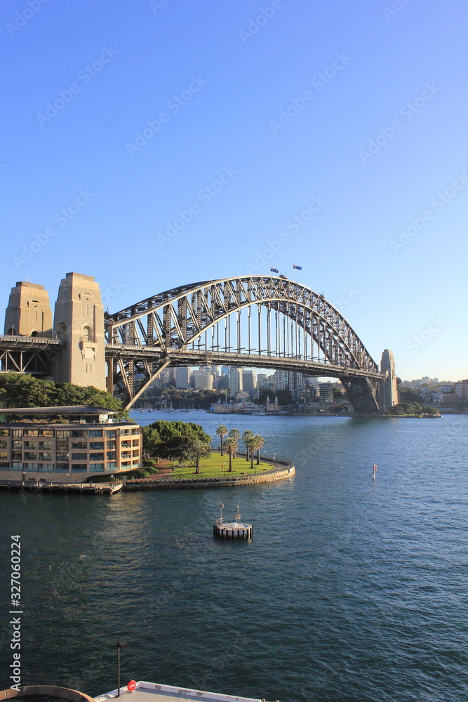 Sydney Harbor Bridge, from the back of a Cruise Ship
