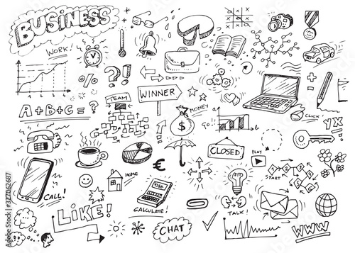 Business doodles