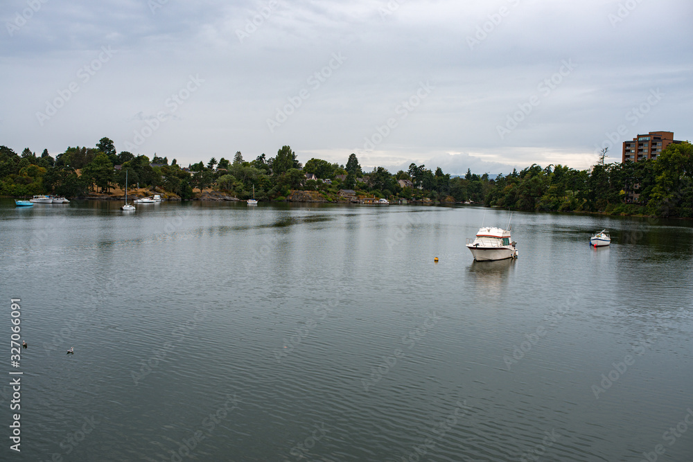Boats on the Gorge Waterway in Victoria Boats on the Gorge Waterway in Victoria
