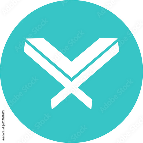 Quran Muslim in green circle icon. Koran icon on the white background. Element of religious culture icon. Premium quality graphic design icon. Quran symbol collection for web, web design, mobile app. 