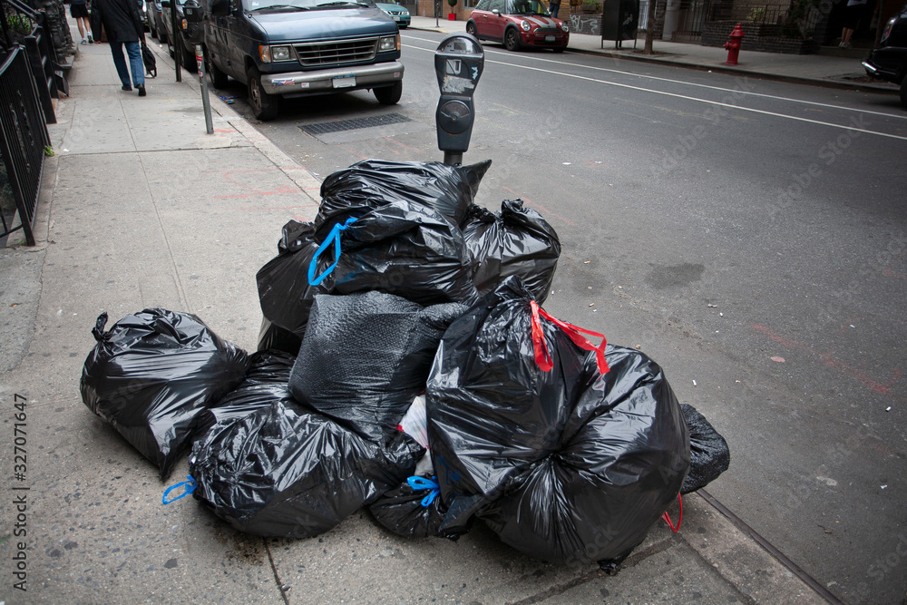 Obraz premium Déchets urbain