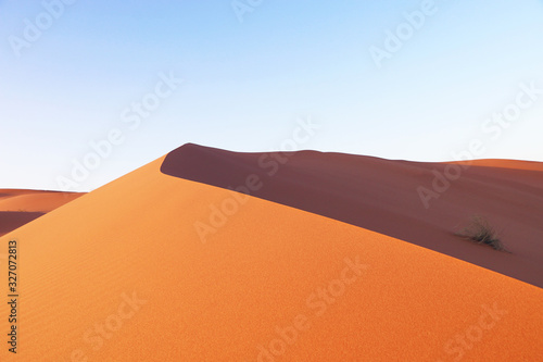 Sand dunes in Saudi desert - Beautiful Arabian desert