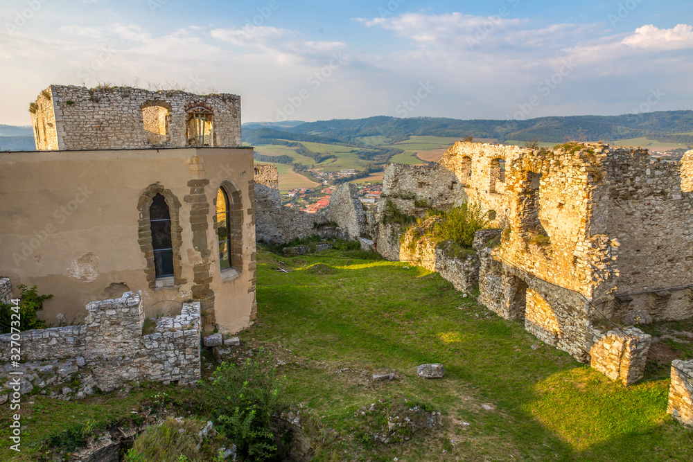ancient ruins of old castle