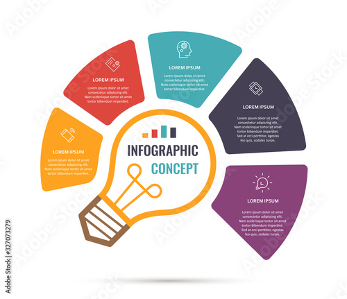 Vector infographic template