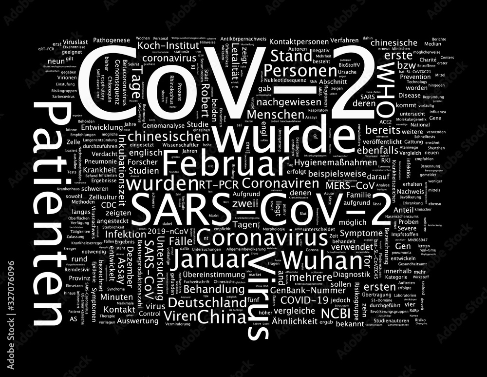 Coronaviren - Sars Cov-2 - Covid-19 - Coronavirus - German Coronaviren - Sars Cov-2 - Covid-19 - Coronavirus - German