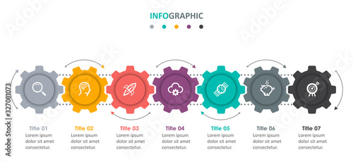 Vector infographic template