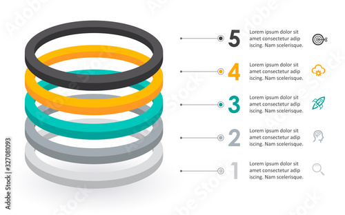 Vector infographic template