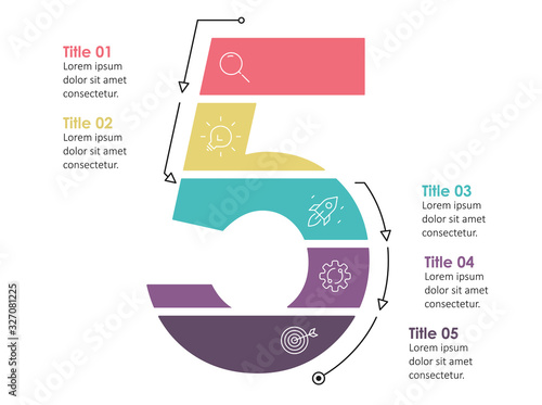 Vector infographic template