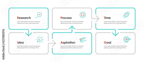 Vector infographic template