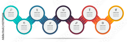 Vector infographic template