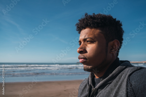 Portrait of an athletic man.
