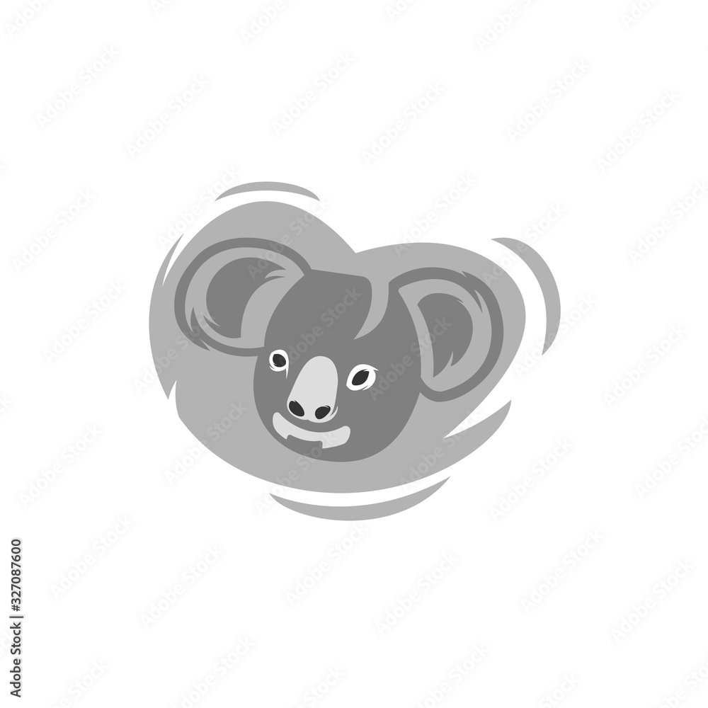 Naklejka premium wektor projektu koala