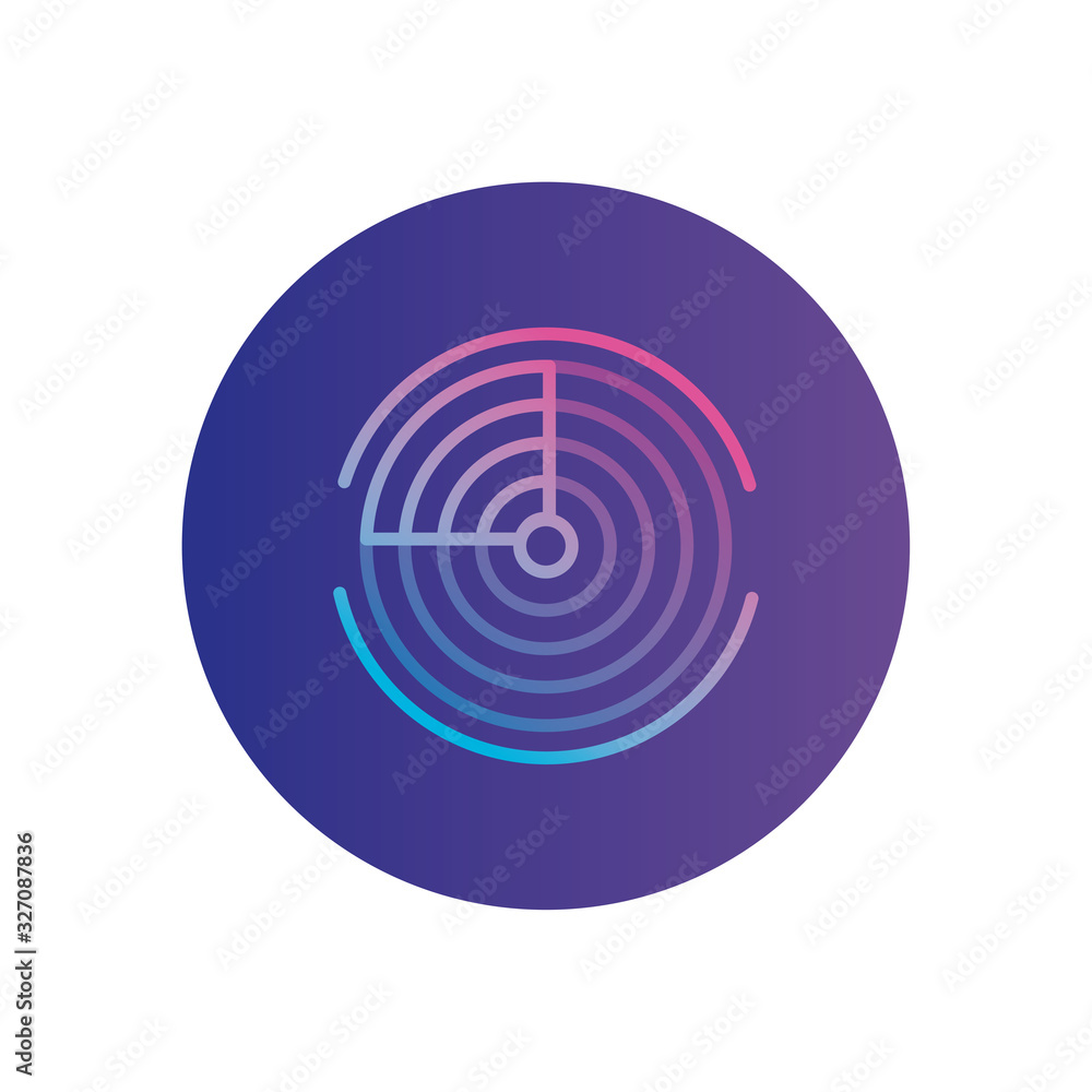 Isolated circle with gradients gradient style icon vector design Isolated circle with gradients gradient style icon vector design