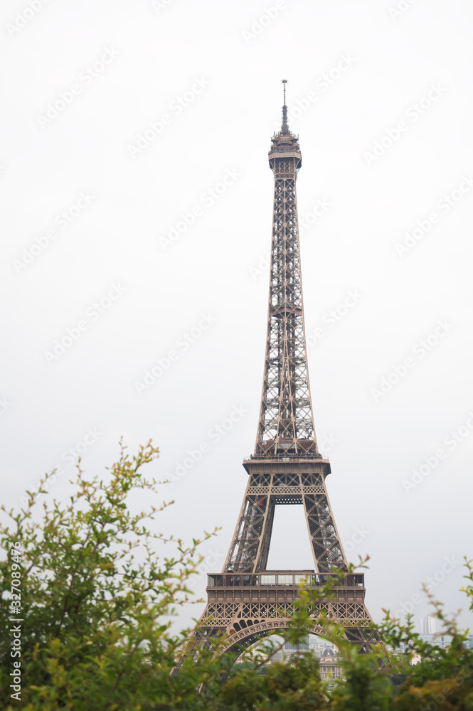 The Eiffel tower in Paris, France