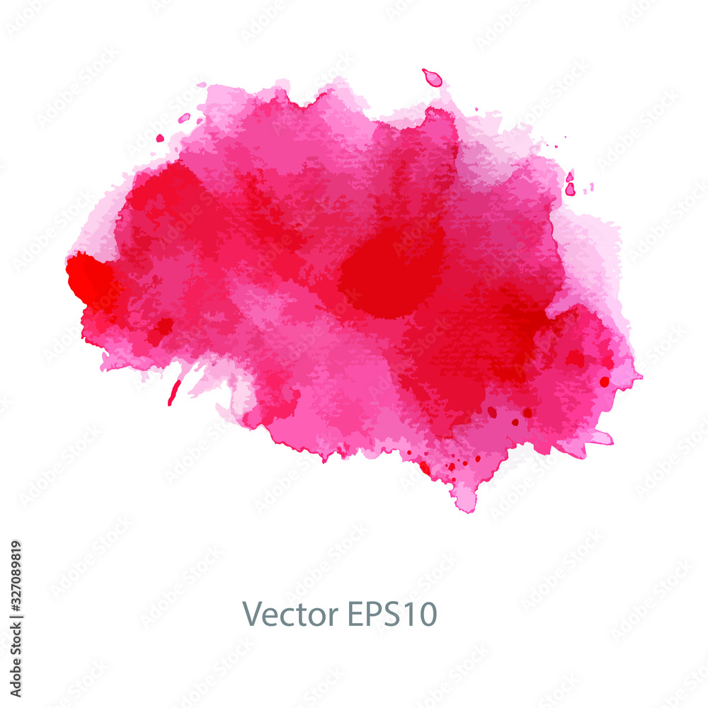 pink watercolor background. vector background