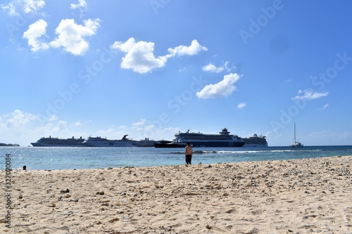 beach and sea