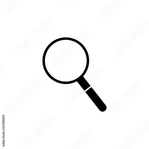 Search magnifying glass vector icon