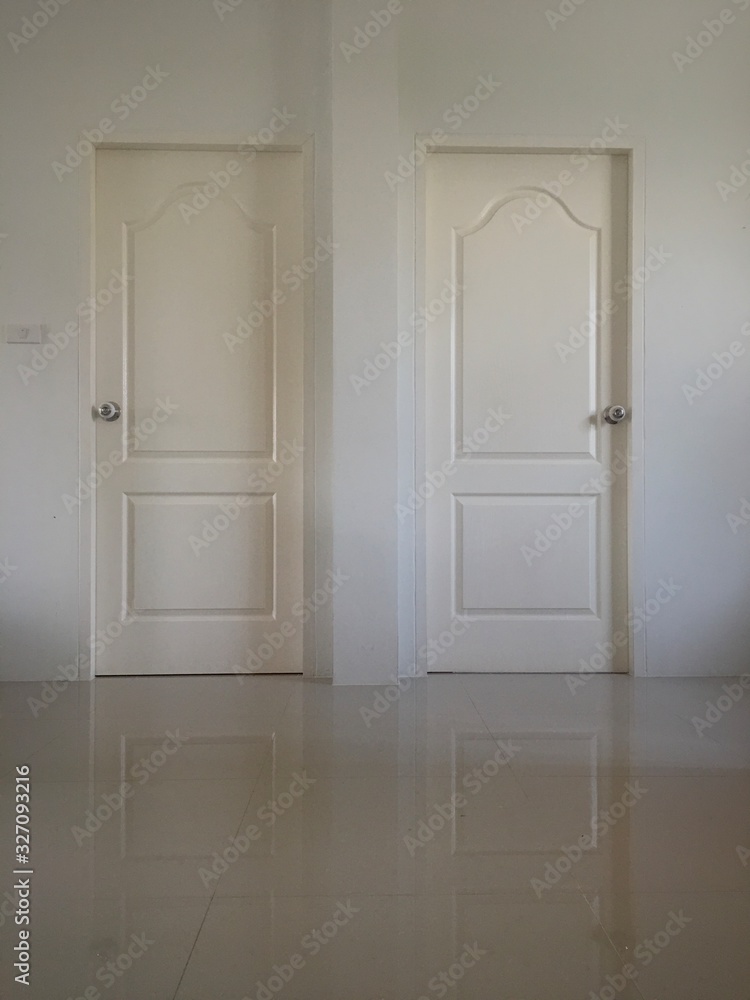 door in empty room