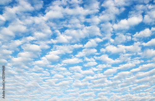Blue sky background with clouds nature