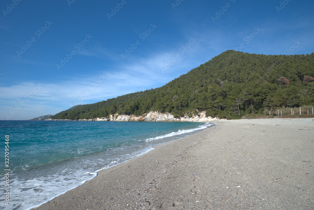 kastani beach , Skopelos island , Sporades , Greece