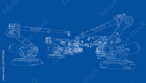 A industral robots manipulators