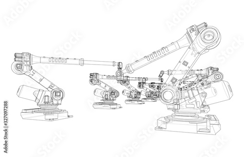 A industral robots manipulators