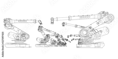 A industral robots manipulators