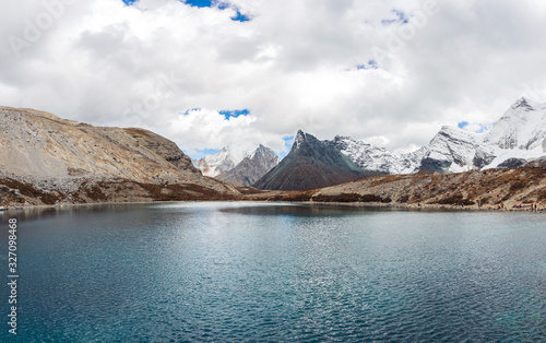 Five Colors Lake at Doacheng Yading National park, Sichuan, China. Last Shangri-la photo