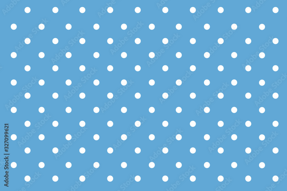 Blue Pastel polka dots background. 