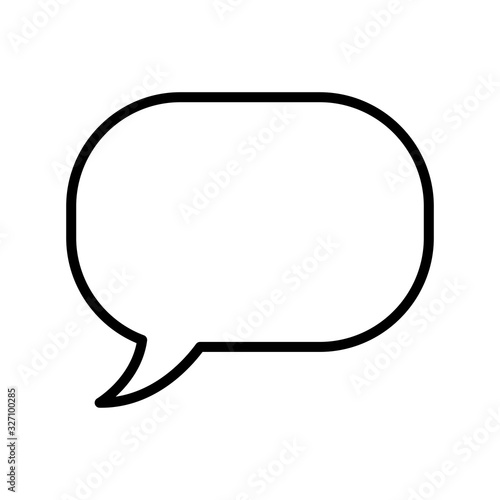 ellipse bubble speech icon vector