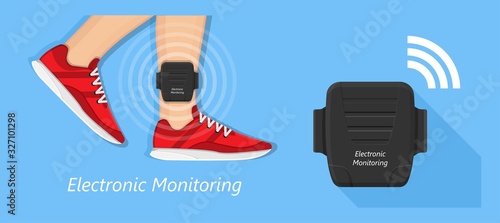 electronic monitoring EM tagging system tag territory offences  perpetrator